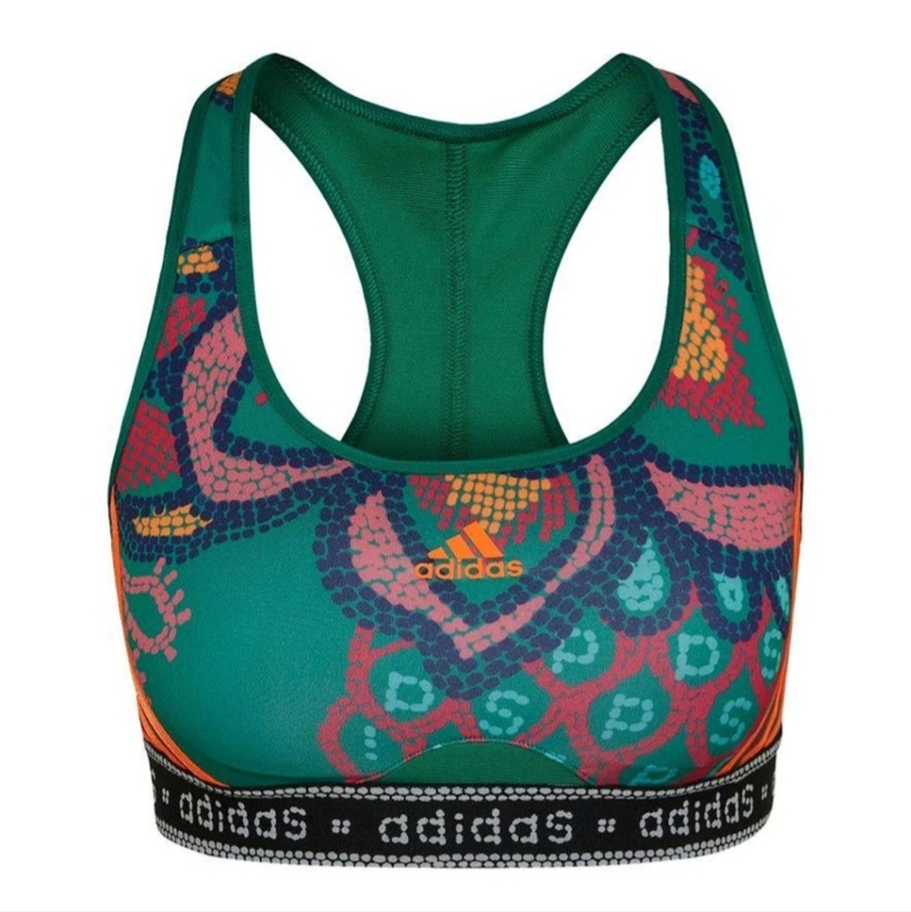 Adidas x Farm Rio NWT Sports Bra Size XXL (A-C) Medium Support